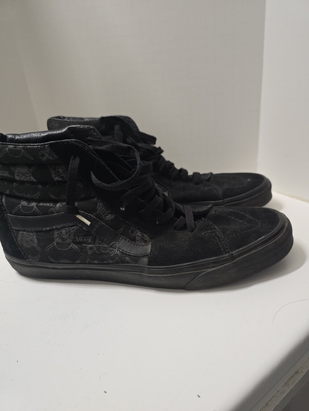 Star Wars Vans Black High-Top Skate Sneakers